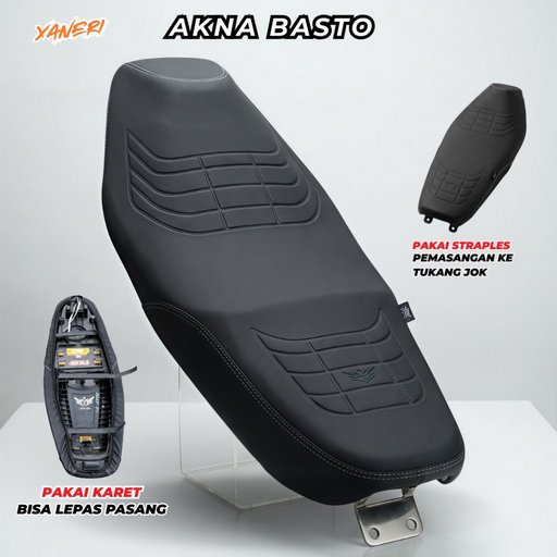 Akna AXL Sarung Jok Akna Basto Motor Vario Kulit Sintetis Tebal 1.20 mm