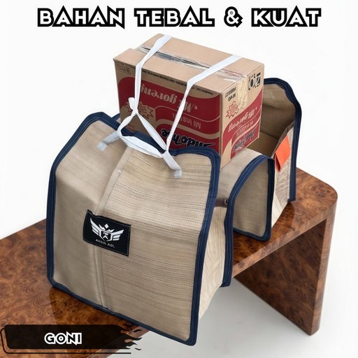 KANDEK AKNA AXL- Bronjong Motor Tas Kurir Ronjot Kurir Obrok Pos Bahan Akna Goni Super Tebal dan Kuat