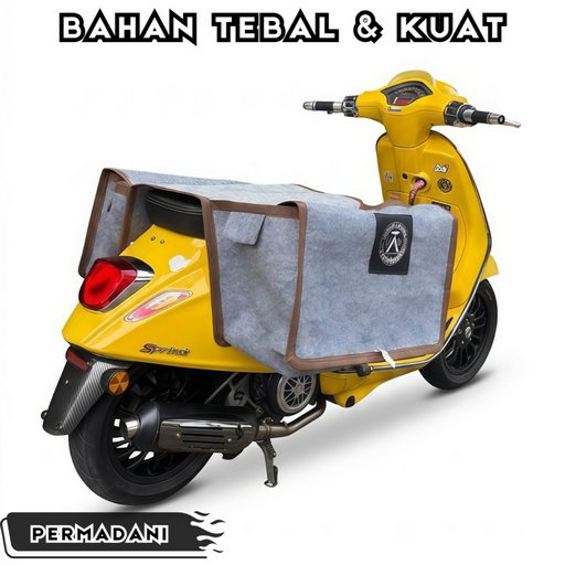 Akna AXL Kulit Jok & Cover Jok Motor Dives Hitam Motif Karbon