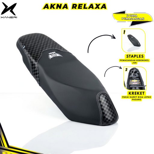 Akna AXL Cover Jok Motor Relaxa Scoopy Vario PCX Beat Nmax Aerox Fazzio Mio Nmax