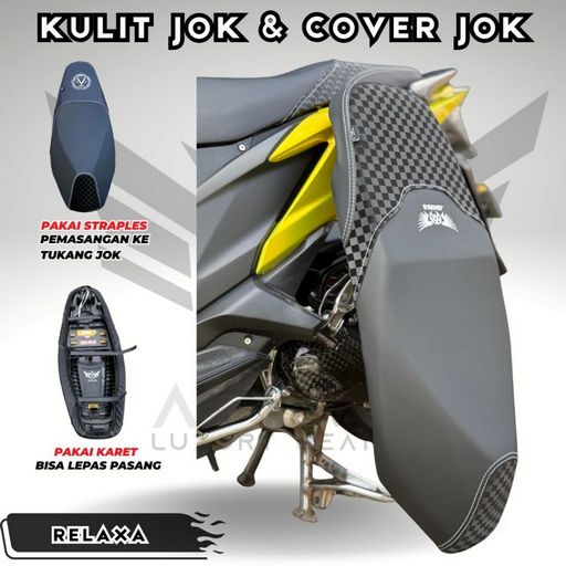 Akna AXL Cover Jok Motor Lux Tinggal pasang Scoopy Vario PCX Beat Nmax Aerox Fazzio Mio Nmax